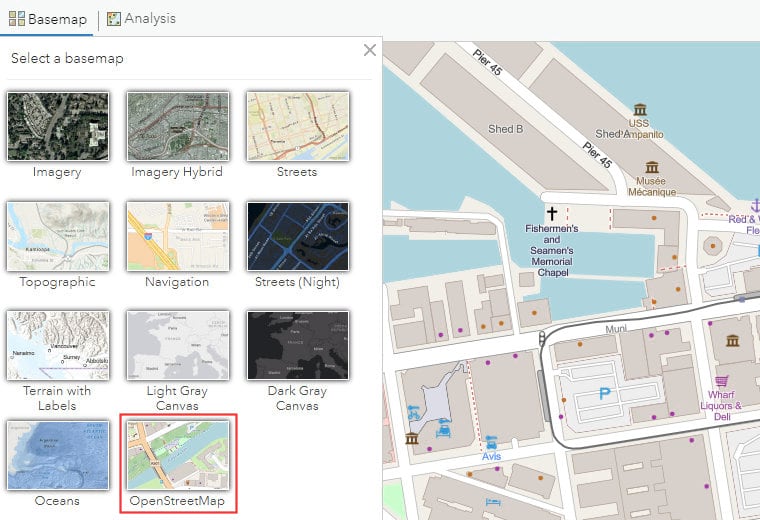 OpenStreetMap Vector Basemap